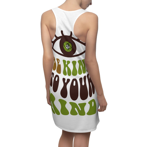 Women's Cut & Sew  HIP HOP ART Racerback Dress (AOP)