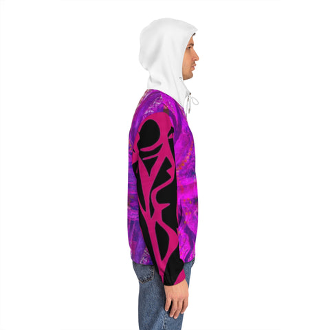 Men's Full-Zip  HIP HOP ART Hoodie (AOP)