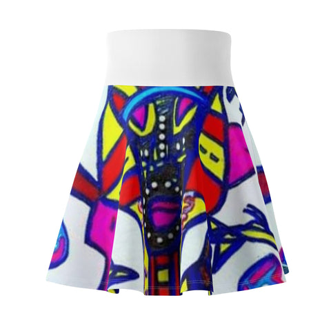 Women's HIP HOP ART Skater Skirt (AOP)