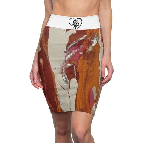 Women's HIP HOP ART Pencil Skirt (AOP)