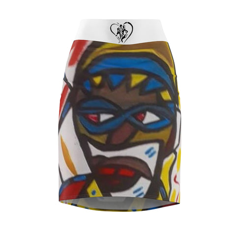 Women's HIP HOP ART Pencil Skirt (AOP)