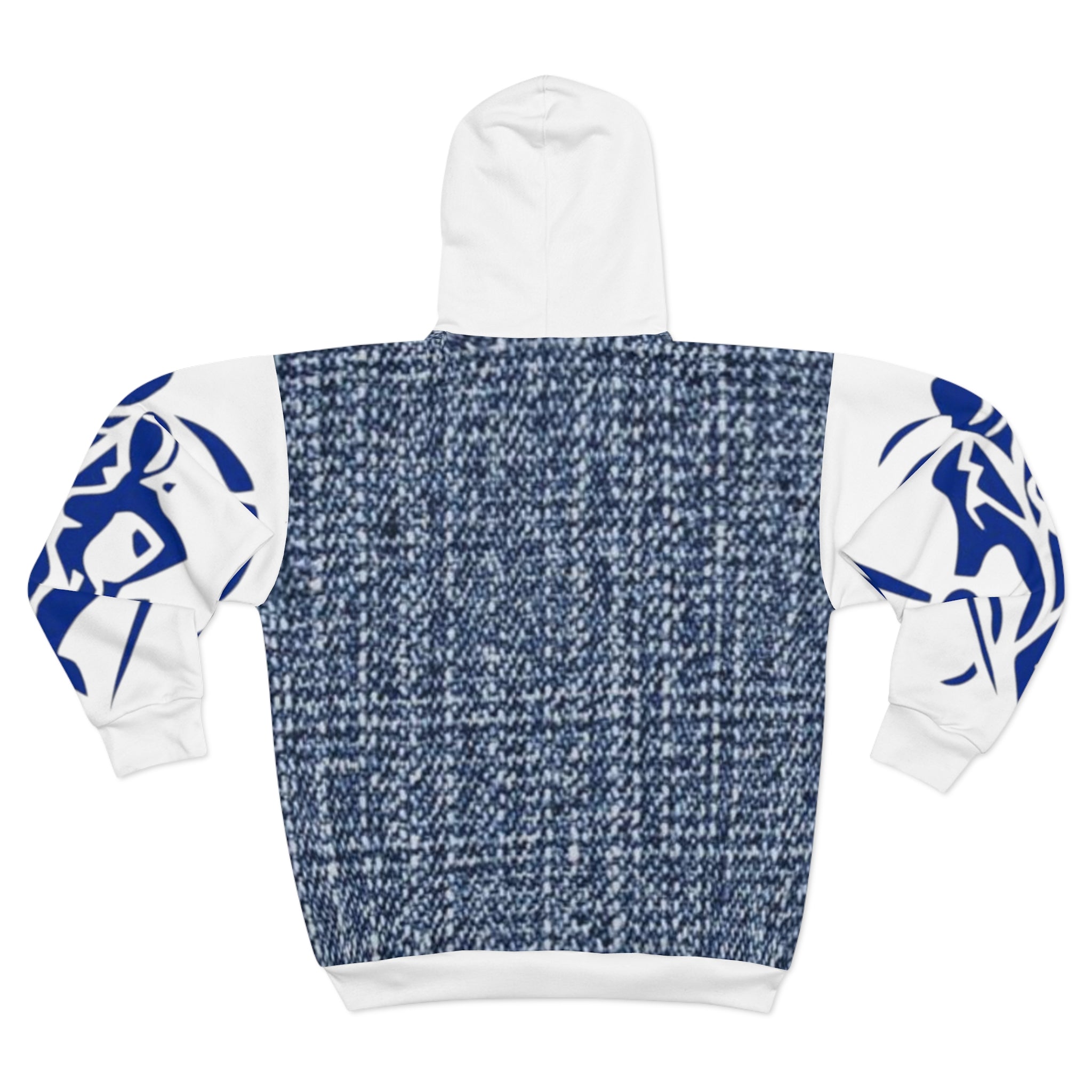 Unisex HIP HOP ART Zip Hoodie (AOP)