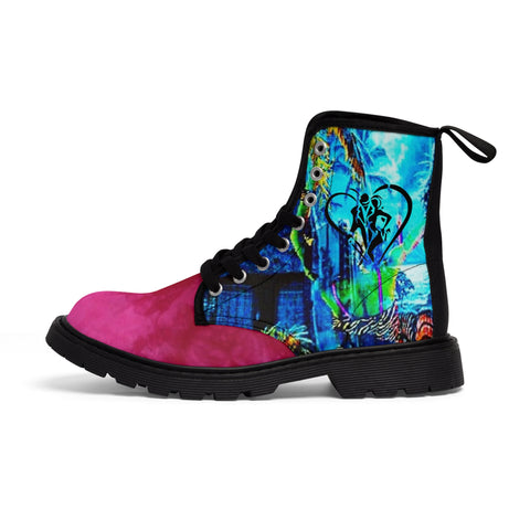 Men's Canvas  HIP HOP ART Boots