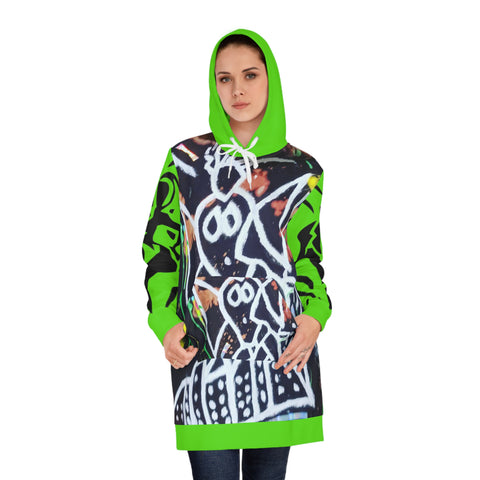 Women's HIP HOP ART Hoodie Dress (AOP)