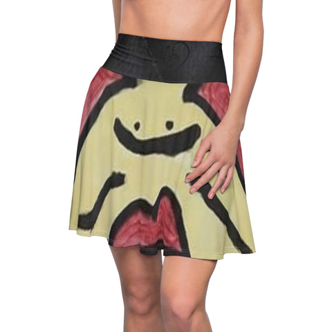 Women's HIP HOP ART Skater Skirt (AOP)