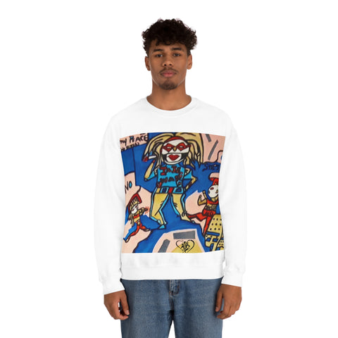 Unisex Heavy Blend™ Hp Hop Art Crewneck Sweatshirt