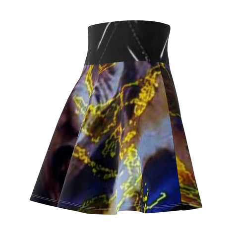 Women's  HIP HOP ART Skater Skirt (AOP)