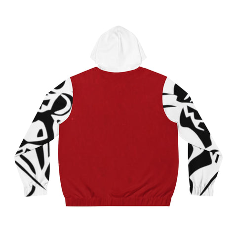 Men's Full-Zip  HIP HOP ART Hoodie (AOP)