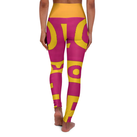 High Waisted  HIP HOP ART Yoga Leggings (AOP)