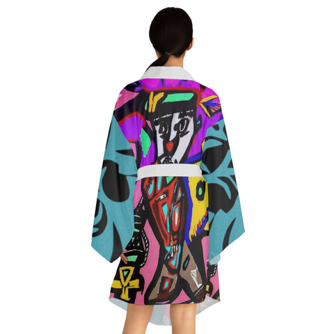 Long Sleeve  HIP HOP ART Kimono Robe (AOP)