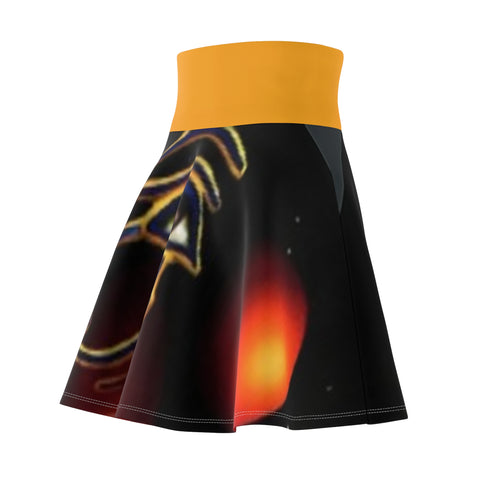 Women's HIP HOP ART  Skater Skirt (AOP)