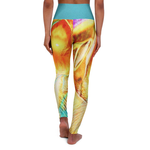 High Waisted  HIP HOP ART Yoga Leggings (AOP)
