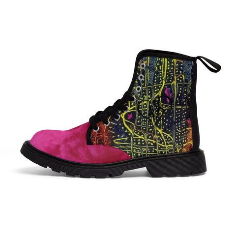 Men's Canvas  HIP HOP ART Boots