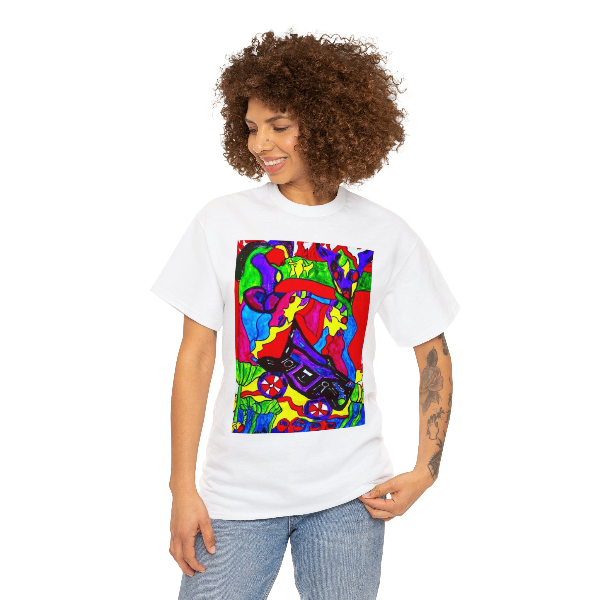 Unisex HIP HOP ART Heavy Cotton Tee