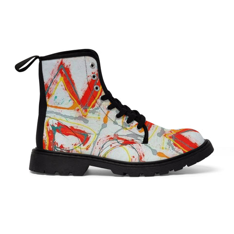 Men's Canvas HIP HOP ART Boots