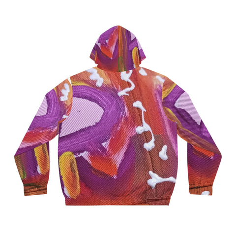 Men's Full-Zip  HIP HOP ART Hoodie (AOP)