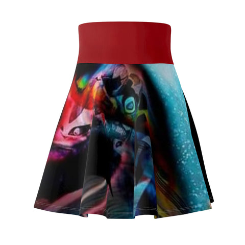 Women's  HIP HOP ART Skater Skirt (AOP)