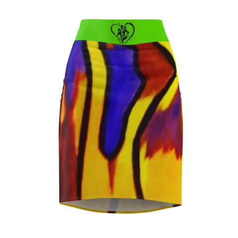 Women's  HIP HOP ART Pencil Skirt (AOP)