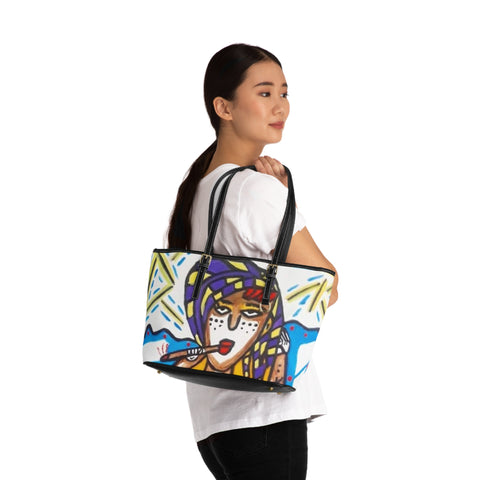 PU Leather  HIP HOP ART Shoulder Bag