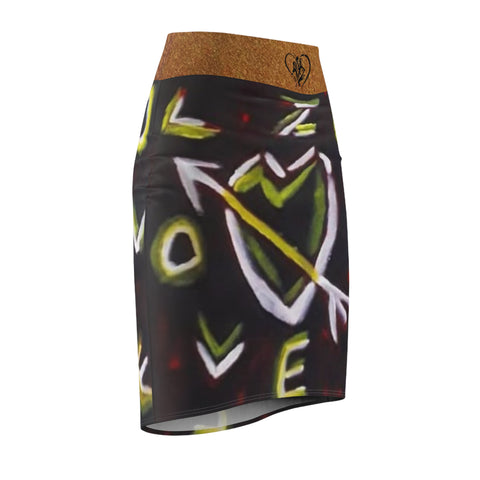 Women's HIP HOP ART Pencil Skirt (AOP)