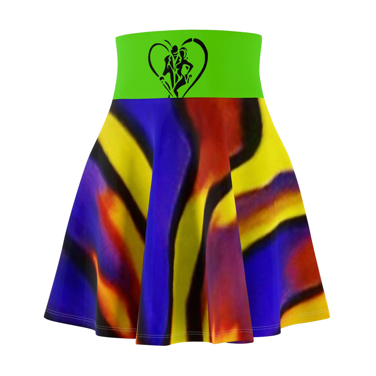 Women's HIP HOP ART Skater Skirt (AOP)
