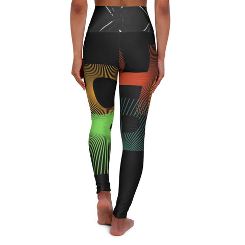 High Waisted  HIP HOP ART Yoga Leggings (AOP)