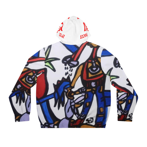 Men's Full-Zip  HIP HOP ART Hoodie (AOP)