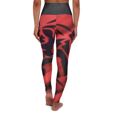 High Waisted  HIP HOP ART Yoga Leggings (AOP)