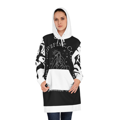 Women's HIP HOP ART Hoodie Dress (AOP)