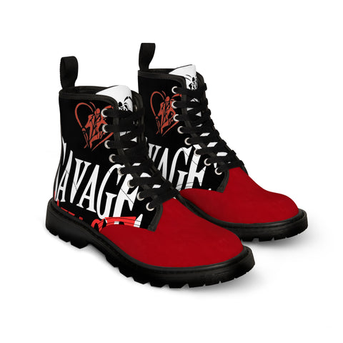 Women's HIP HOP ART Canvas Boots