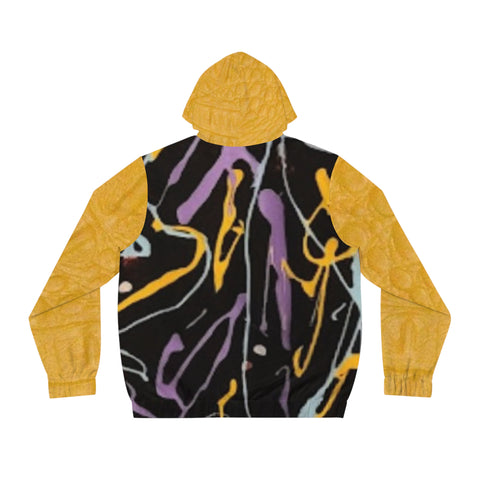 Men's Full-Zip HIP HOP ART Hoodie (AOP)