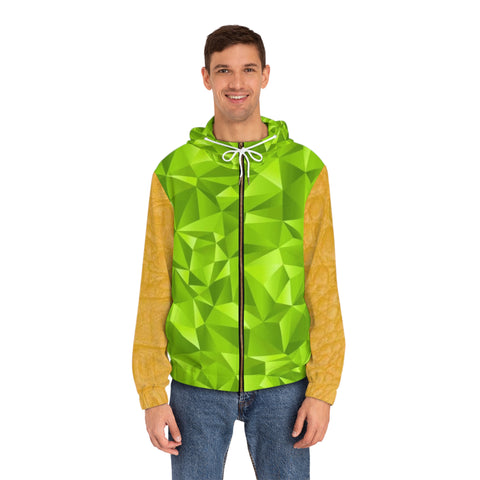 Men's Full-Zip HIP HOP ART Hoodie (AOP)