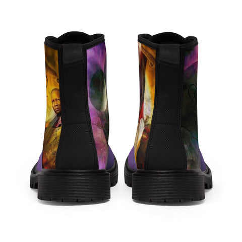 Men's Canvas HIP HOP ART  Boots