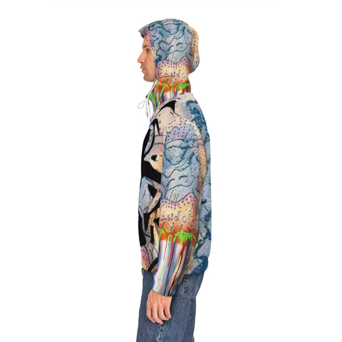 Men's Full-Zip  HIP HOP ART Hoodie (AOP)