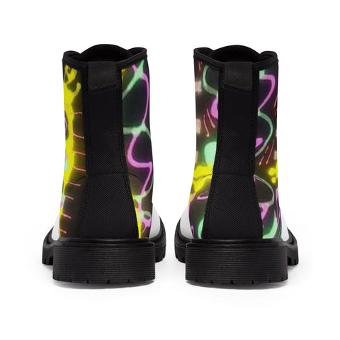 Men's Canvas HIP HOP ART  Boots