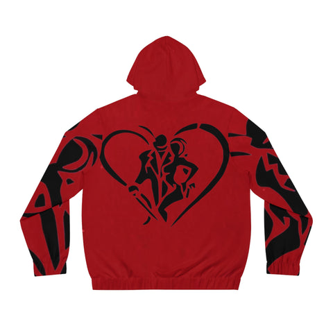 Men's Full-Zip HIP HOP ART Hoodie (AOP)