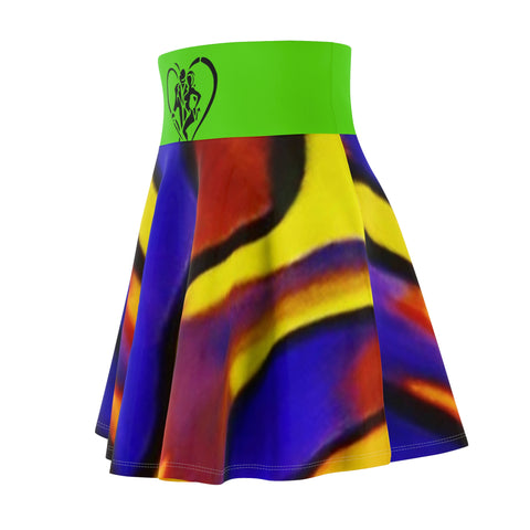 Women's HIP HOP ART Skater Skirt (AOP)