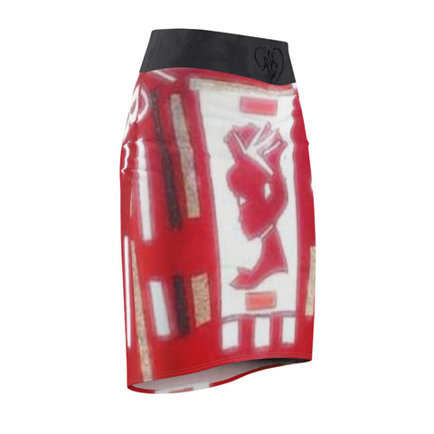 Women's HIP HOP ART Pencil Skirt (AOP)