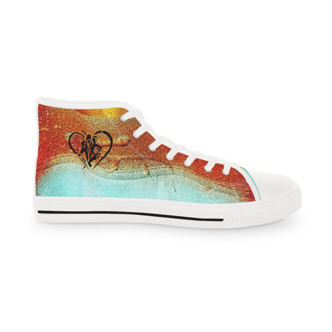 HIP HOP ART Men's High Top Sneakers