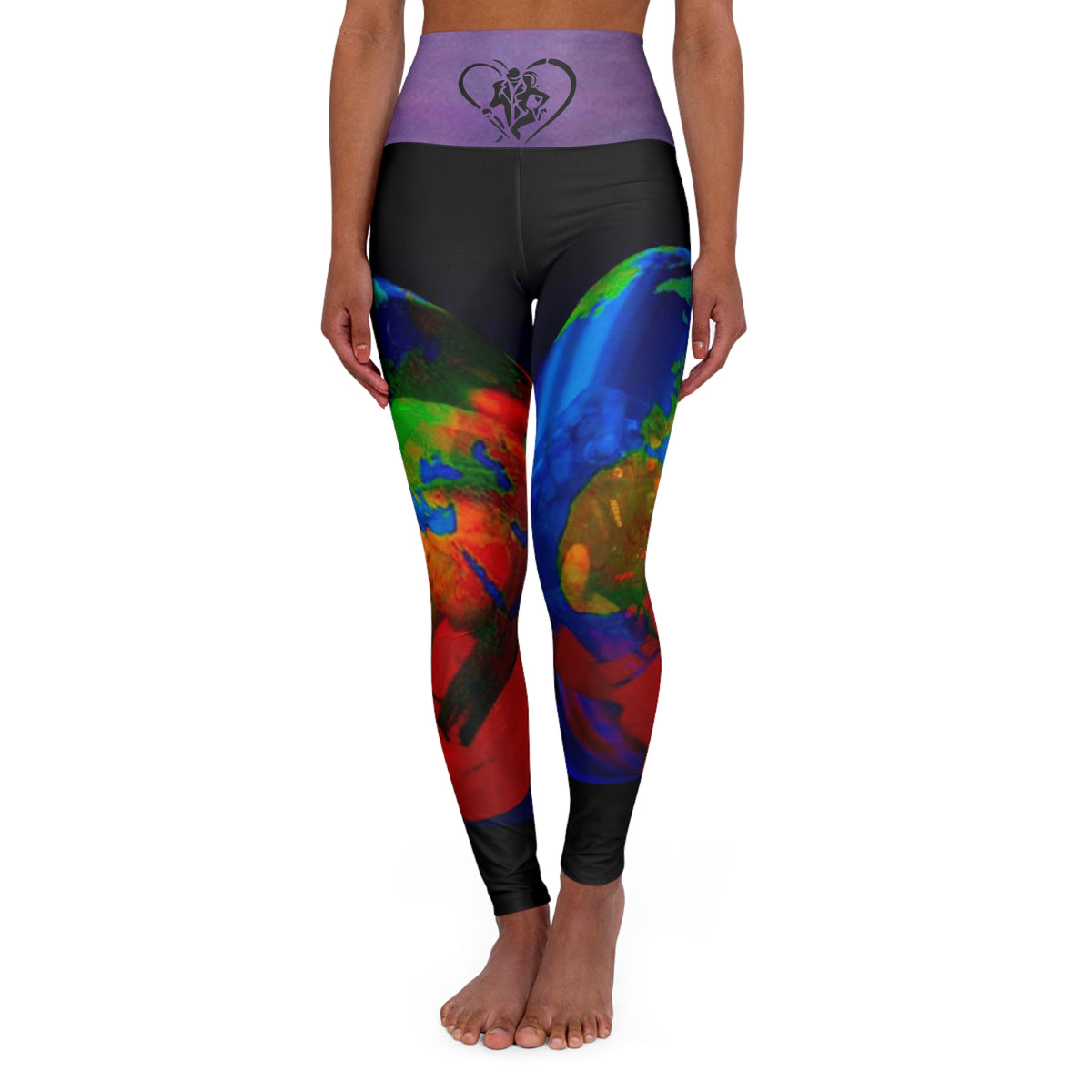 High Waisted HIP HOP ART Yoga Leggings (AOP)