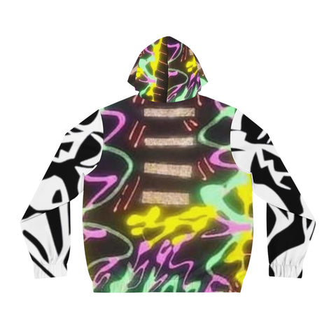 Men's Full-Zip HIP HOP ART Hoodie (AOP)