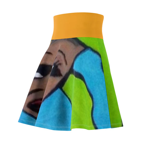 Women's HIP HOP ART Skater Skirt (AOP)