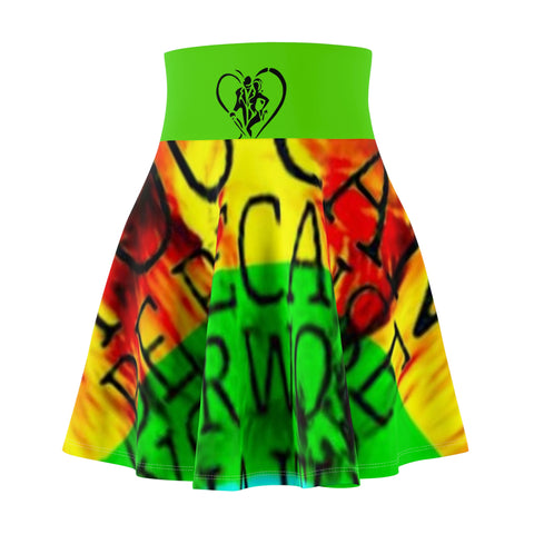 Women's  HIP HOP ART Skater Skirt (AOP)