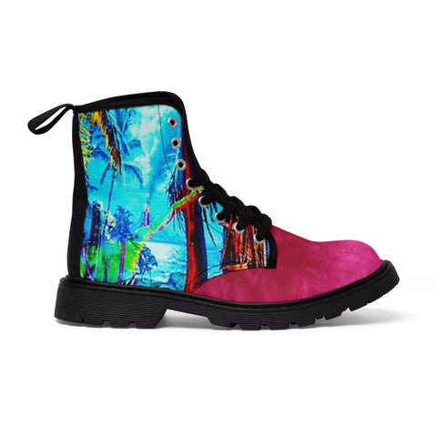 Men's Canvas  HIP HOP ART Boots