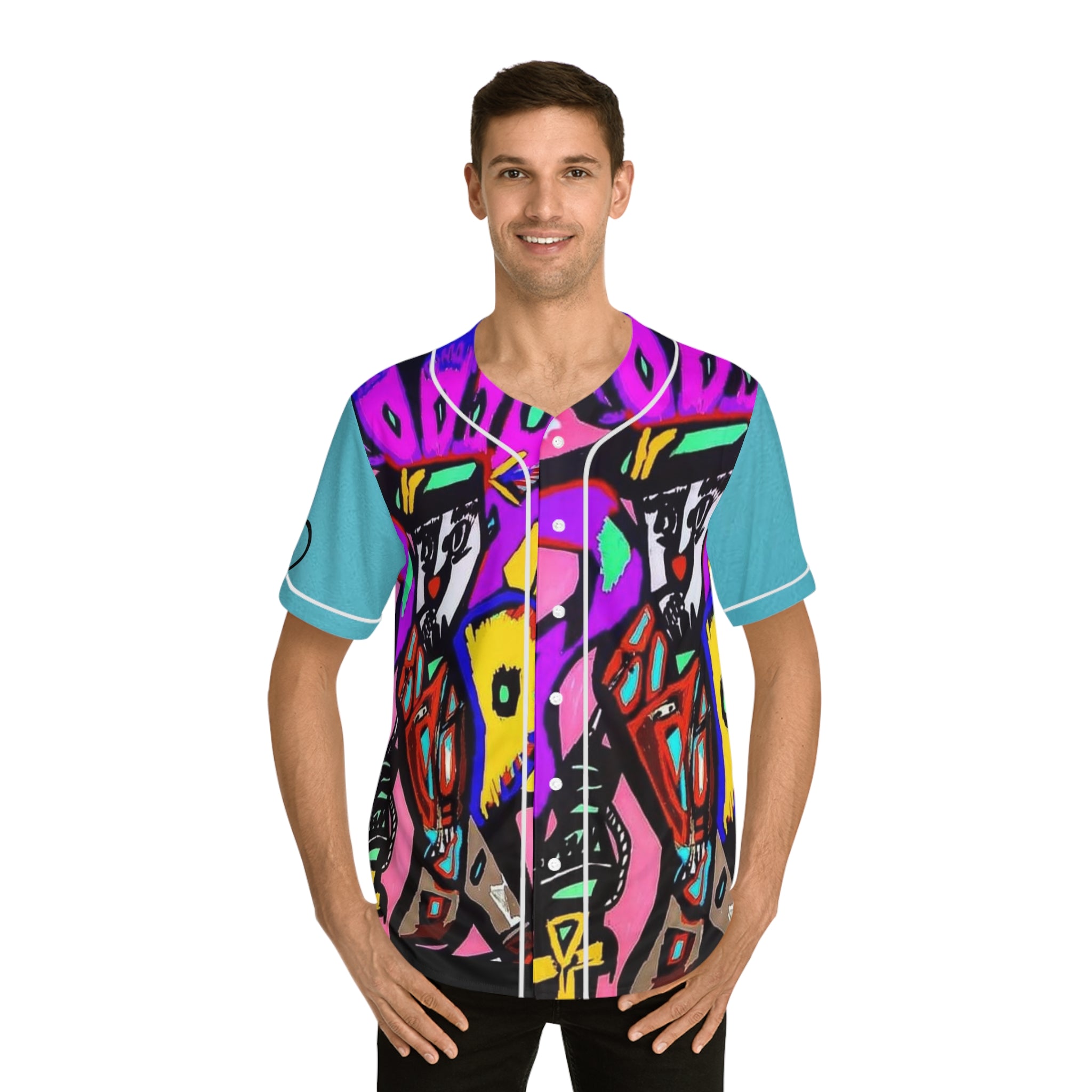 Men's HIP HOP ART Baseball Jersey (AOP)