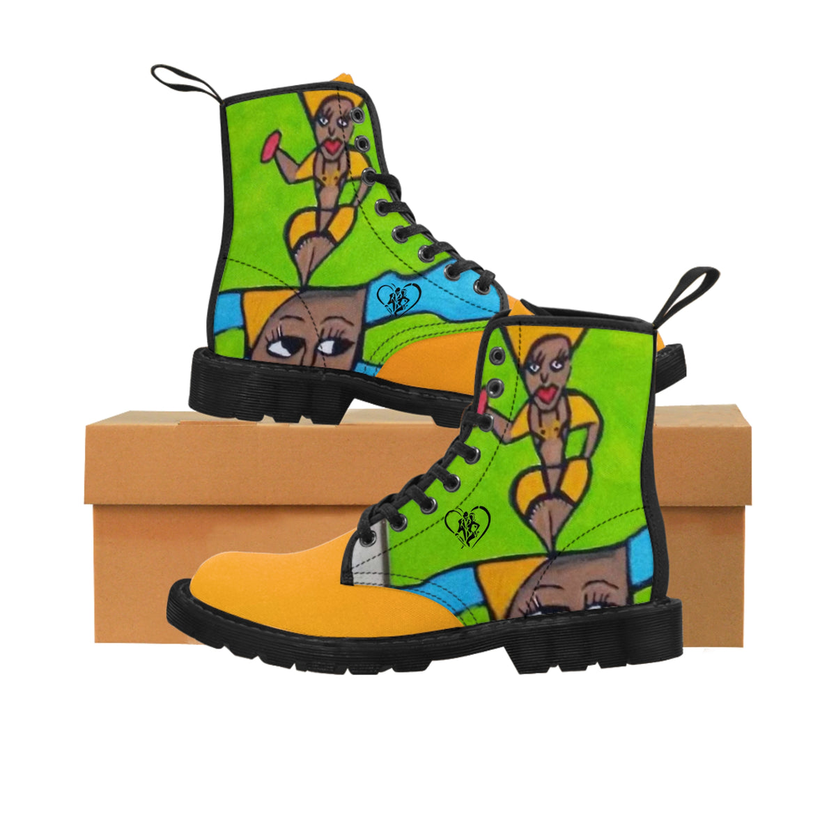 Women's Canvas HIP HOP ART Boots