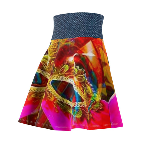 Women's HIP HOP ART Skater Skirt (AOP)