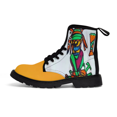 Men's Canvas  HIP HOP ART Boots