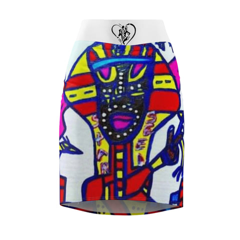 Women's  HIP HOP ART Pencil Skirt (AOP)