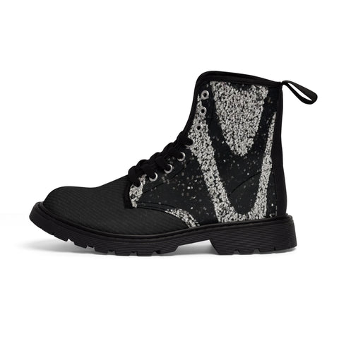 Men's  HIP HOP ART Canvas Boots